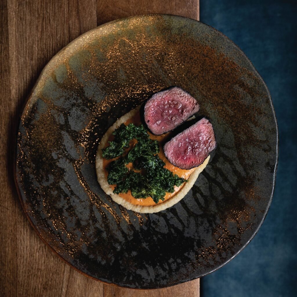 Fire-grilled beef dish