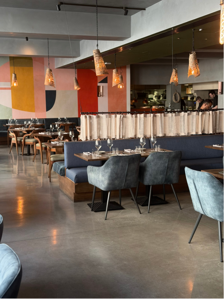 Zapote's dining room in Shoreditch